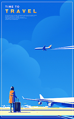 전신 구름 여자 포스터 도로 여행 교통 일러스트 하늘 비행기 한명 풍경 성인 타이포그라피 파란색 여름휴가 여행객 캐리어 비행 공항 성인여자한명만 카피스페이스 국내일러스트 AI파일 자연요소 문자 1 길 컬러 항공교통 교통시설 휴가 대중교통 사람 여행가방 공백 여자한명만 성인여자만 파일형식 벡터 여름_계절
