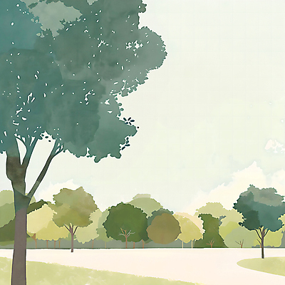 PSD 나무 구름 계절 공원 길 일러스트 자연 하늘 풍경 잔디 초원 사람없음 초록색 여름 풀잎 분위기 국내일러스트 자연요소 식물 공공시설 컬러 컨셉 잎 풀_식물 생태계 파일형식