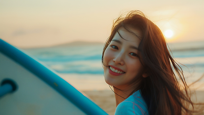 JPG 편집이미지 여자 수영복 스포츠 바다 하늘 한명 성인 여름 태양 일몰 서핑보드 서핑 즐거움 의료성형뷰티 성인여자한명만 액티비티 편집실사 AI인물포토 AI콘텐츠 자연요소 1 옷 계절 감정 사람 노을 수상스포츠 보드_스포츠 CG 여자한명만 성인여자만 파일형식 AI포토