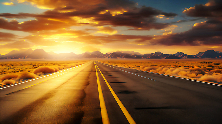 JPG 구름 편집이미지 도로 하늘 산 사람없음 태양 주황색 일몰 드라이브 분위기 카피스페이스 편집실사 AI포토 AI콘텐츠 자연요소 길 컬러 컨셉 교통시설 노을 공백 운전 CG 파일형식