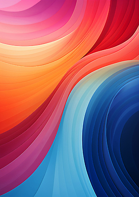 JPG 편집이미지 디자인 곡선 추상 사람없음 컬러풀 흐름 모던 웨이브 그라데이션 기하학 편집실사 AI컴퓨터그래픽 AI콘텐츠 선 컬러 컨셉 무늬 CG 파일형식