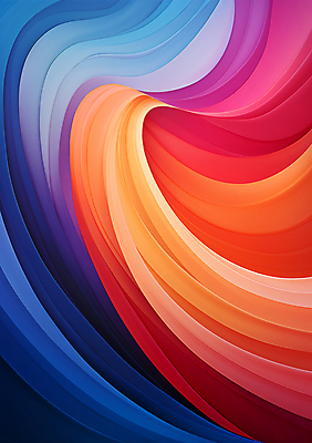 JPG 편집이미지 디자인 곡선 추상 사람없음 컬러풀 흐름 모던 웨이브 그라데이션 기하학 편집실사 AI컴퓨터그래픽 AI콘텐츠 선 컬러 컨셉 무늬 CG 파일형식