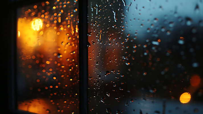 JPG 편집이미지 계절 창문 날씨 휴식 사람없음 여름 빗방울 디지털합성 보케 장마 편집실사 AI포토 AI콘텐츠 컨셉 비_날씨 CG 파일형식