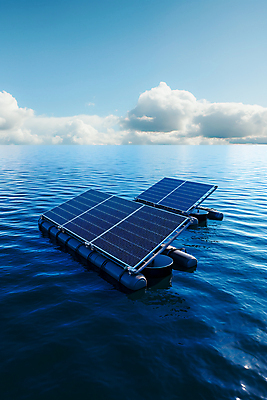 JPG 구름 편집이미지 바다 자연 하늘 사람없음 에너지 태양에너지 집열판 편집실사 AI포토 AI콘텐츠 에너지의날 자연요소 기념일 그린에너지 CG 생태계 파일형식