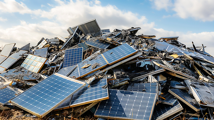 JPG 구름 편집이미지 하늘 사람없음 에너지 쓰레기 폐기물 태양에너지 집열판 편집실사 AI포토 AI콘텐츠 자연요소 그린에너지 CG 파일형식