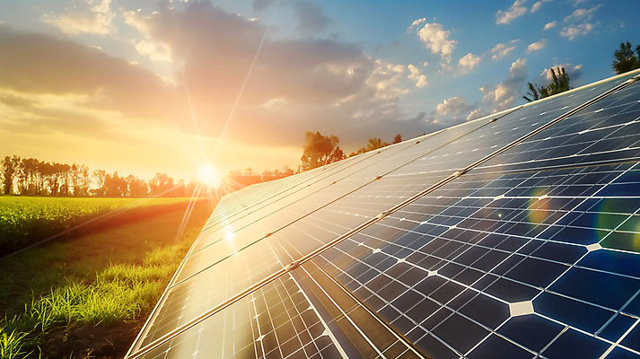 JPG 나무 구름 편집이미지 자연 하늘 잔디 사람없음 햇빛 에너지 태양에너지 집열판 편집실사 AI포토 AI콘텐츠 에너지의날 자연요소 식물 기념일 태양 그린에너지 CG 생태계 파일형식