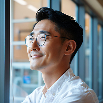 JPG 편집이미지 교육 남자 창문 학교 한명 미소 상반신 성인 교사 5월 스승의날 스승 의료성형뷰티 성인남자한명만 안경낌 편집실사 AI인물포토 AI콘텐츠 직업 1 기념일 안경 표정 사람 날짜 CG 남자한명만 성인남자만 파일형식 AI포토