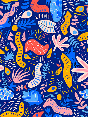 JPG 잎 패턴 그래픽백그라운드 일러스트 추상 사람없음 국내일러스트 AI일러스트 AI콘텐츠 식물 백그라운드 무늬 그래픽 파일형식