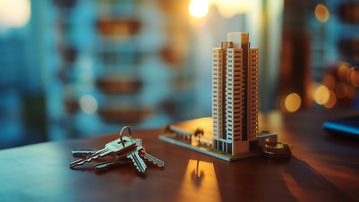 JPG 편집이미지 열쇠 아파트 빌딩 사람없음 햇빛 일몰 계약 내집마련 보케 편집실사 AI포토 AI콘텐츠 비즈니스 부동산 주택 건물 태양 노을 CG 파일형식