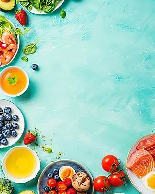 JPG 편집이미지 접시 다이어트 토마토 딸기 새우 사람없음 건강관리 샐러드 올리브오일 브로콜리 계란프라이 블루베리 기호식품 연어 삶은계란 감량 저칼로리식단 카피스페이스 편집실사 AI포토 AI콘텐츠 식기 음식 채소 과일 건강 관리 갑각류 어류 계란 공백 기름_음식 계란요리 CG 식단 저칼로리 파일형식