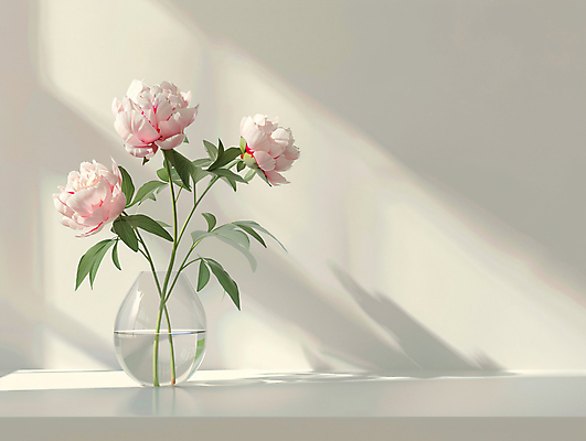 JPG 편집이미지 잎 유리 그림자 사람없음 인테리어 햇빛 꽃병 투명 합성 감성 편집실사 AI포토 AI콘텐츠 식물 디자인 꽃 컨셉 재질 태양 CG 파일형식