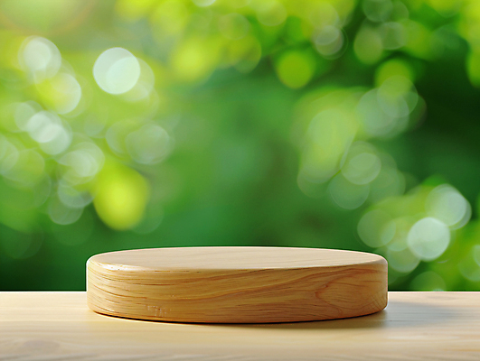 JPG 편집이미지 자연 나뭇잎 사람없음 야외 목재 햇빛 단상 포디움 편집소스 보케백그라운드 편집실사 AI포토 AI콘텐츠 나무 백그라운드 잎 재료 태양 무대 CG 생태계 보케 파일형식