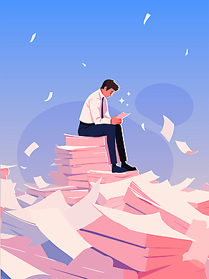 전신 남자 종이 일러스트 직장 한명 사람 앉기 성인 비즈니스라이프 반짝임 직장인 그라데이션 서류더미 성인남자한명만 국내일러스트 AI파일 직업 1 라이프스타일 회사 모션 문서 남자한명만 성인남자만 파일형식 벡터 더미