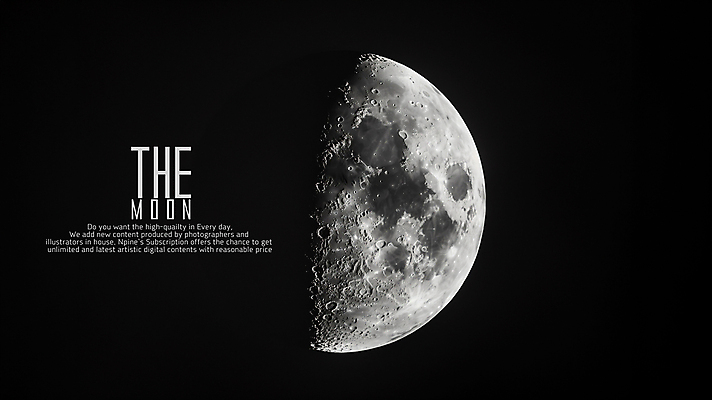 PSD 편집이미지 흑백 타이포그라피 사람없음 우주 달 이미지편집 자연요소 문자 촬영기법 파일형식