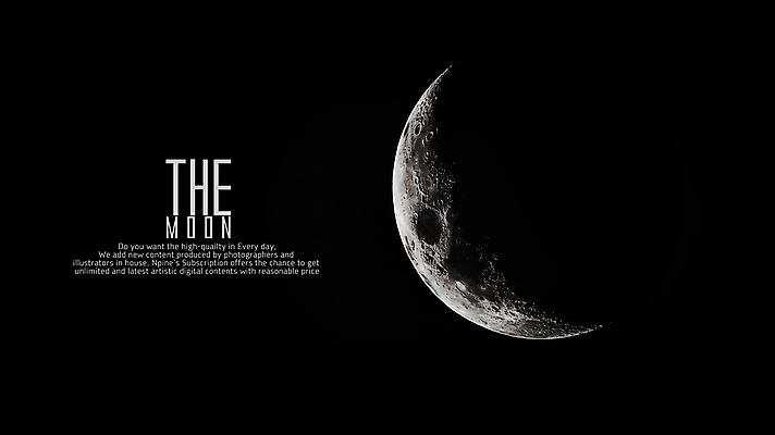 PSD 편집이미지 흑백 타이포그라피 사람없음 우주 달 이미지편집 자연요소 문자 촬영기법 파일형식