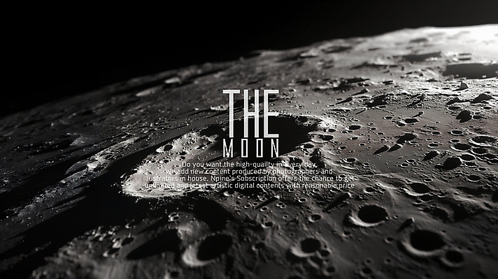 PSD 편집이미지 흑백 타이포그라피 사람없음 우주 달 달표면 이미지편집 자연요소 문자 촬영기법 파일형식