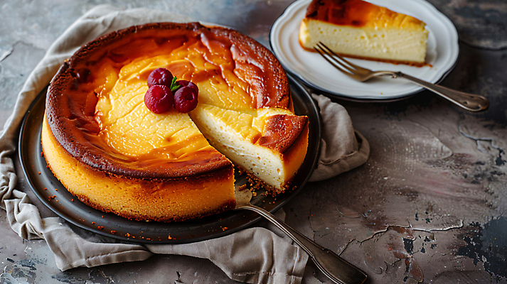 JPG 편집이미지 접시 조각 포크 단면 사람없음 디지털합성 치즈케이크 홈메이드 편집실사 AI포토 AI콘텐츠 식기 케이크 CG 만들기 파일형식