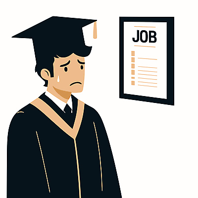 응시 남자 대학생 일러스트 학사모 졸업 알림판 졸업생 한명 성인 구직 졸업가운 무서움 알림 취업준비생 성인남자한명만 벡터 국내일러스트 AI파일 모자_잡화 1 학생 시선 교육 감정 컨셉 사람 가운 남자한명만 성인남자만 파일형식