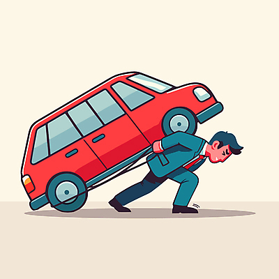 전신 남자 줄 일러스트 자동차 한명 정장 성인 당기기 무게 무거움 책임감 힘듦 성인남자한명만 벡터 국내일러스트 AI파일 1 옷 육상교통 컨셉 모션 사람 남자한명만 성인남자만 파일형식