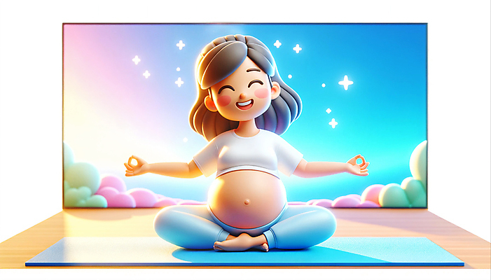 JPG 편집이미지 여자 행복 요가 창문 한명 웃음 앉기 성인 반짝임 햇빛 3D 임산부 임신 매트 디지털합성 즐거움 명상 태교 성인여자한명만 편집3D AI컴퓨터그래픽 AI콘텐츠 1 웰빙 감정 모션 표정 사람 태양 여자한명만 성인여자만 파일형식