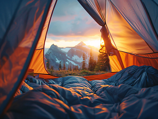 JPG 나무 편집이미지 여행 휴식 산 텐트 사람없음 여름휴가 햇빛 일몰 캠핑 디지털합성 편집실사 AI포토 AI콘텐츠 식물 컨셉 레저 휴가 캠핑도구 태양 노을 CG 파일형식 여름_계절