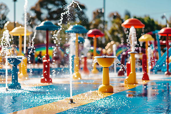 JPG 편집이미지 여행 휴식 사람없음 여름휴가 디지털합성 튀는물 워터파크 편집실사 AI포토 AI콘텐츠 컨셉 휴가 수영장 CG 액체표현 스플래쉬 파일형식 여름_계절