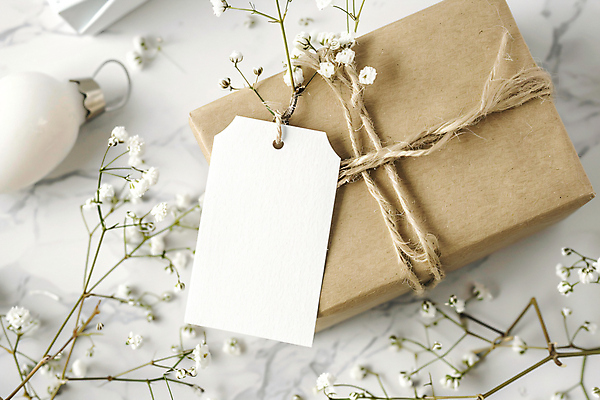 JPG 편집이미지 꽃 종이 포장 전구 사람없음 상자 꼬리표 오브젝트 짚끈 목업 카피스페이스 편집실사 AI포토 AI콘텐츠 식물 라벨 공백 끈 CG 파일형식