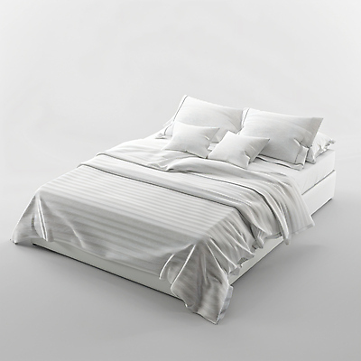 JPG 편집이미지 베개 사람없음 깨끗함 침실 이불 흰색 침대 편집실사 AI포토 AI콘텐츠 컬러 가구 컨셉 침구 CG 파일형식