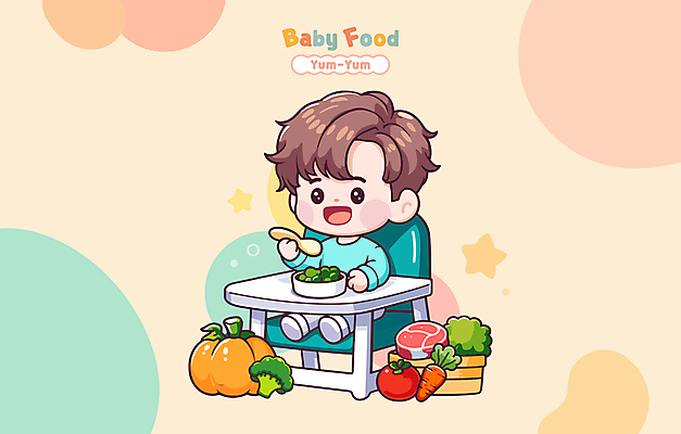 그릇 남자 어린이 토마토 의자 일러스트 식탁 호박 한명 들기 소년 타이포그라피 귀여움 숟가락 당근 소고기 브로콜리 먹기 영양 이유식 소년한명만 국내일러스트 AI파일 문자 1 식기 음식 가구 컨셉 채소 모션 탁자 뿌리채소 수저 육류 사람 남자한명만 소년만 파일형식 벡터