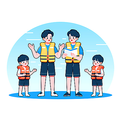 전신 남자 어린이 일러스트 물놀이 팔벌리기 들기 소년 여러명 성인 교사 수영 구출 문서 구명조끼 안전교육 남자만 국내일러스트 AI파일 직업 교육 다수 모션 놀이 안전 사람 수상스포츠 도움 구조용품 파일형식 벡터