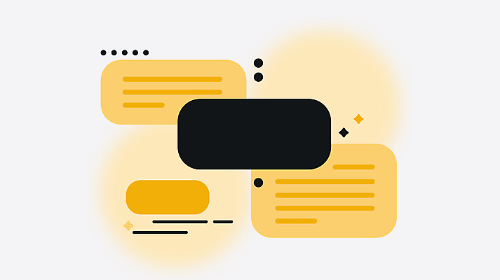 선 말풍선 일러스트 비즈니스 커뮤니케이션 대화 사람없음 그래픽 노란색 점 메시지 소통 국내일러스트 AI파일 컬러 컨셉 말하기 파일형식 벡터