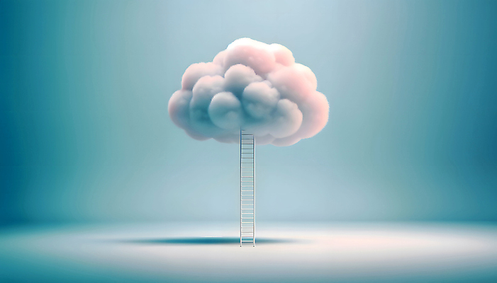 JPG 구름 편집이미지 하늘색 사다리 상상 하늘 추상 풍경 사람없음 평화 꿈 솜 디지털합성 창의성 파스텔톤 편집소스 편집실사 AI컴퓨터그래픽 AI콘텐츠 자연요소 컬러 컨셉 무늬 파란색 도구 CG 파일형식