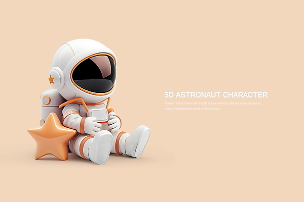 전신 PSD 편집이미지 캐릭터 별 한명 사람 앉기 타이포그라피 3D 우주 귀여움 주황색 우주비행사 외계인 헬멧 우주복 카피스페이스 편집3D 자연요소 문자 1 옷 컬러 컨셉 모션 공백 미확인물체 보호장비 디지털합성 파일형식
