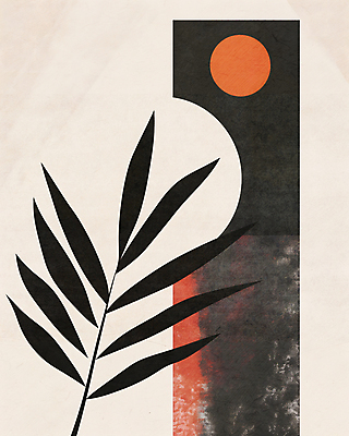 JPG 예술 잎 일러스트 추상 사람없음 그래픽 빈티지 질감 기하학 다홍색 국내일러스트 AI일러스트 AI콘텐츠 식물 컬러 컨셉 무늬 파일형식