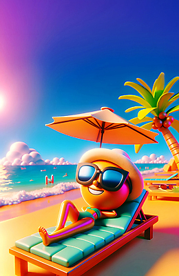 JPG 구름 편집이미지 캐릭터 여자 어린이 자연 휴가 휴식 한명 미소 풍경 소녀 해변 여름 선글라스 야자수 눕기 햇빛 파라솔 즐거움 선베드 청록색 활기 소녀한명만 편집3D AI컴퓨터그래픽 AI콘텐츠 자연요소 나무 1 계절 감정 안경 바다 컬러 컨셉 의자 모션 표정 사람 태양 3D 생태계 여자한명만 소녀만 파일형식