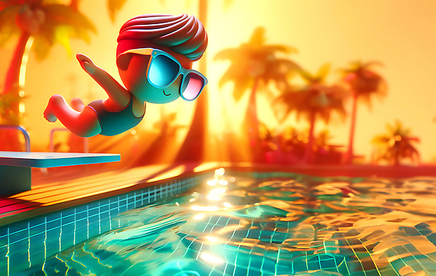 JPG 편집이미지 캐릭터 남자 수영복 물결 어린이 자연 물놀이 놀이 휴가 수영장 한명 소년 여름 선글라스 야자수 노란색 점프 수영 자유 즐거움 다이빙 활기 소년한명만 편집3D AI컴퓨터그래픽 AI콘텐츠 나무 1 옷 계절 감정 안경 컬러 컨셉 모션 사람 3D 수상스포츠 생태계 수중스포츠 남자한명만 소년만 파일형식