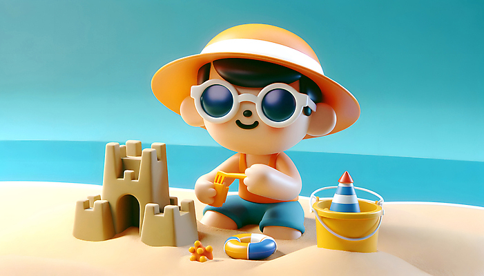 JPG 편집이미지 캐릭터 모자 남자 수영복 어린이 물놀이 휴가 한명 들기 소년 해변 여름 파란색 선글라스 노란색 바구니 수영 자유 산호 즐거움 모래성 튜브 활기 모래놀이 소년한명만 편집3D AI컴퓨터그래픽 AI콘텐츠 1 잡화 옷 계절 감정 안경 모래 바다 컬러 컨셉 모션 놀이 사람 3D 수상스포츠 자포동물 남자한명만 소년만 파일형식