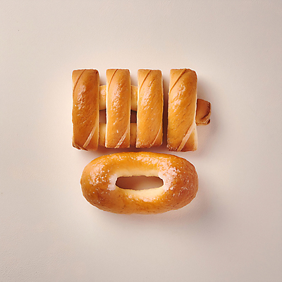 JPG 편집이미지 문자 디자인 빵 타이포그라피 한글 사람없음 갈색 디지털합성 창의력 편집소스 편집실사 AI컴퓨터그래픽 AI콘텐츠 음식 컬러 CG 파일형식