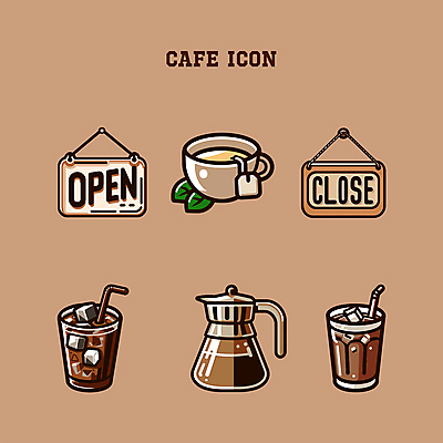 아이콘 주전자 잔 빨대 사람없음 컵 갈색 얼음 카페 분위기 차 허브 메뉴 아메리카노 아이스커피 티백 2025년 트렌드컬러 2D아이콘 모카무스 AI파일 자연요소 식물 식기 커피 음료 컬러 컨셉 주방용품 차_음료 상점 연도 파일형식 벡터