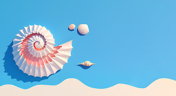 JPG 편집이미지 파도 자연 조개 해변 사람없음 여름 파란색 분위기 소라 파도소리 카피스페이스 편집실사 계절 바다 컬러 컨셉 어패류 소리 공백 CG 생태계 파일형식