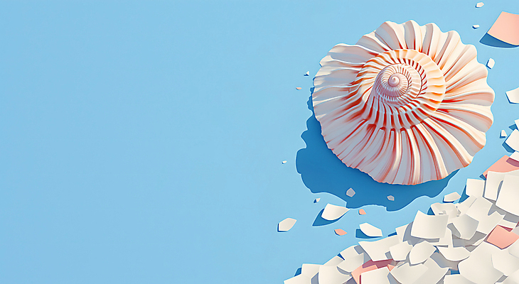 JPG 편집이미지 파도 자연 조개 해변 사람없음 여름 파란색 분위기 소라 파도소리 카피스페이스 편집실사 계절 바다 컬러 컨셉 어패류 소리 공백 CG 생태계 파일형식