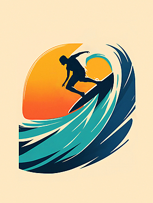 JPG 구름 파도 일러스트 자연 하늘 휴식 한명 사람 해변 여름휴가 일몰 서핑보드 서핑 휴양지 서퍼 카피스페이스 국내일러스트 AI일러스트 AI콘텐츠 자연요소 1 바다 컨셉 휴가 운동선수 노을 공백 장소 수상스포츠 보드_스포츠 생태계 파일형식 여름_계절