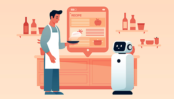 그릇 남자 화분 일러스트 재료 주방용품 선반 기술 한명 들기 성인 마주보기 주방 요리사 주황색 앞치마 로봇 서랍장 추천 레시피 병동 성인남자한명만 국내일러스트 AI파일 직업 1 식기 컬러 가구 생활용품 모션 사람 남자한명만 성인남자만 파일형식 벡터