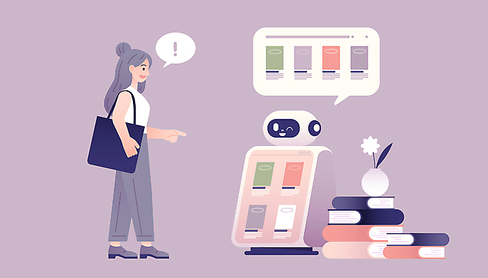 전신 여자 꽃 화분 말풍선 가방 일러스트 책장 윙크 한명 성인 책 쇼핑 독서 보라색 가리킴 도서관 느낌표 서재 로봇 추천 성인여자한명만 국내일러스트 AI파일 식물 1 기호 잡화 교육 컬러 가구 표정 사람 손짓 여자한명만 성인여자만 파일형식 벡터