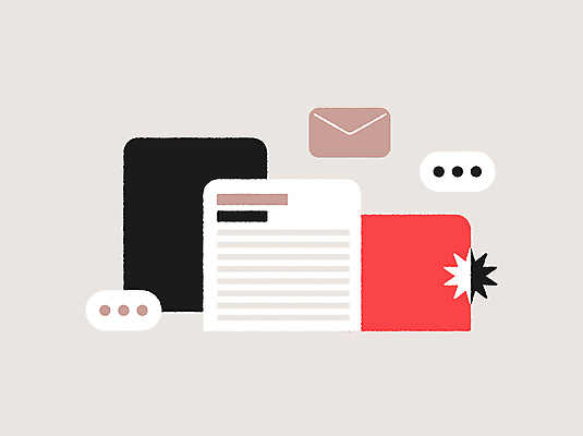 디자인 말풍선 일러스트 비즈니스 텍스트 커뮤니케이션 사람없음 그래픽 빨간색 메시지 이메일 문서 소통 국내일러스트 AI파일 컬러 컨셉 파일형식 벡터