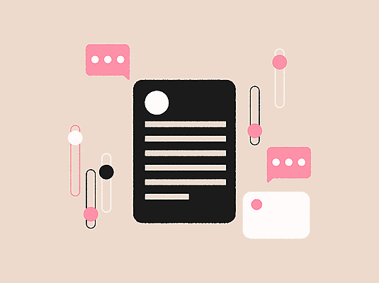 디자인 분홍색 말풍선 일러스트 비즈니스 텍스트 커뮤니케이션 관리 사람없음 그래픽 작업 메시지 연결 조절 소통 조절기 국내일러스트 AI파일 컬러 컨셉 기계 파일형식 벡터