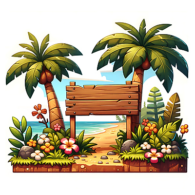 JPG 구름 꽃 바다 섬 여행 일러스트 휴식 열대 간판 프레임 풍경 해변 사람없음 여름 야자수 휴양지 알로하 트로피컬아트 국내일러스트 AI일러스트 AI콘텐츠 자연요소 나무 식물 계절 컨셉 장소 인사 그림 파일형식