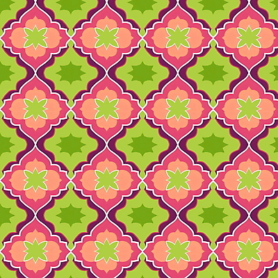 PSD 디자인 꽃 일러스트 추상 사람없음 그래픽 초록색 보라색 패턴백그라운드 모로코 대칭 국내일러스트 식물 컬러 백그라운드 무늬 패턴 아프리카 파일형식