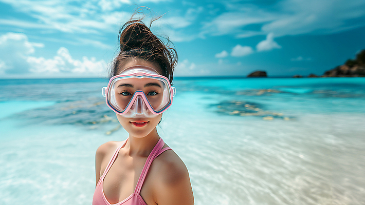 JPG 편집이미지 여자 바다 고글 한명 상반신 성인 스노클링 물안경 스노클링용품 의료성형뷰티 성인여자한명만 편집실사 AI인물포토 AI콘텐츠 1 스포츠용품 사람 수상스포츠 CG 수영용품 여자한명만 성인여자만 파일형식 AI포토