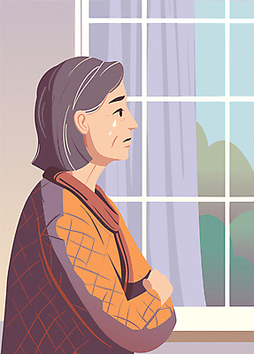 여자 중년 일러스트 창문 의학 한명 상반신 환자 슬픔 고독 눈물 갱년기 여성질환 우울감 우울증 증상 중년여자한명만 국내일러스트 AI파일 1 감정 사람 성인 질병 여자한명만 중년여자만 파일형식 벡터